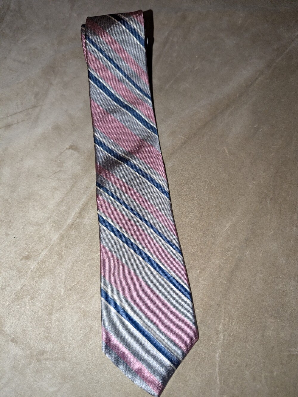 Vintage 1980s Briar Silk Striped Tie